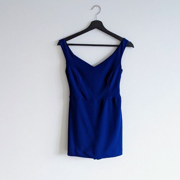 Zara Dresses Womenstrafaluc By Zara Mini Skort Dress Cobalt Blue